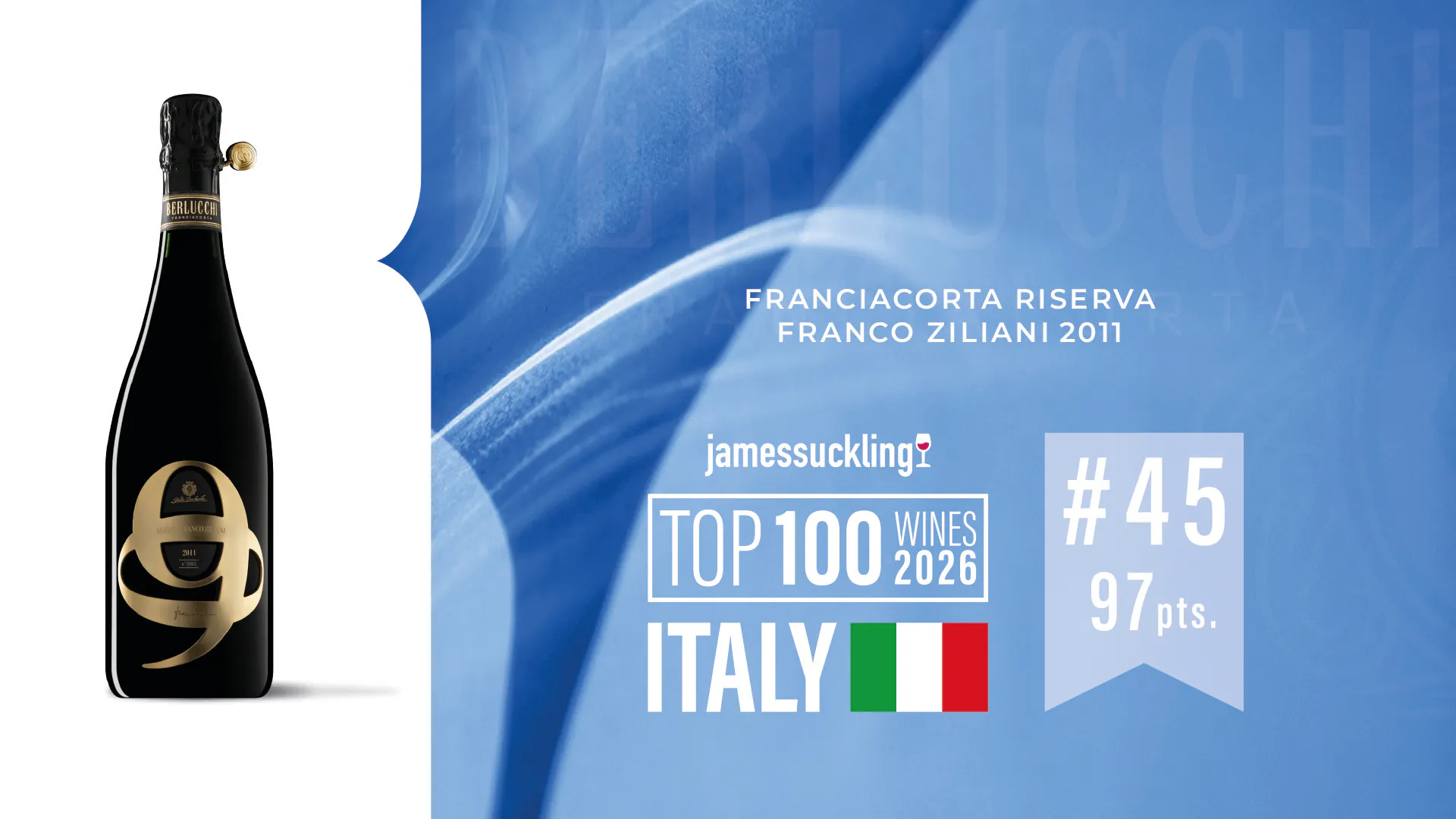 The Riserva Franco Ziliani 2011 enters James Suckling’s Top 100
